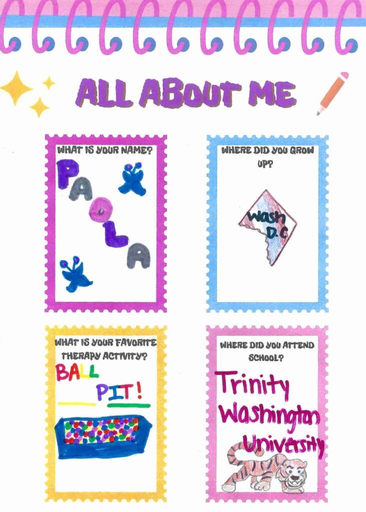 All-About-Me-Paola-Rivera-skills-on-the-hill-pediatric-therapy-Washington-DC-Arlington-va